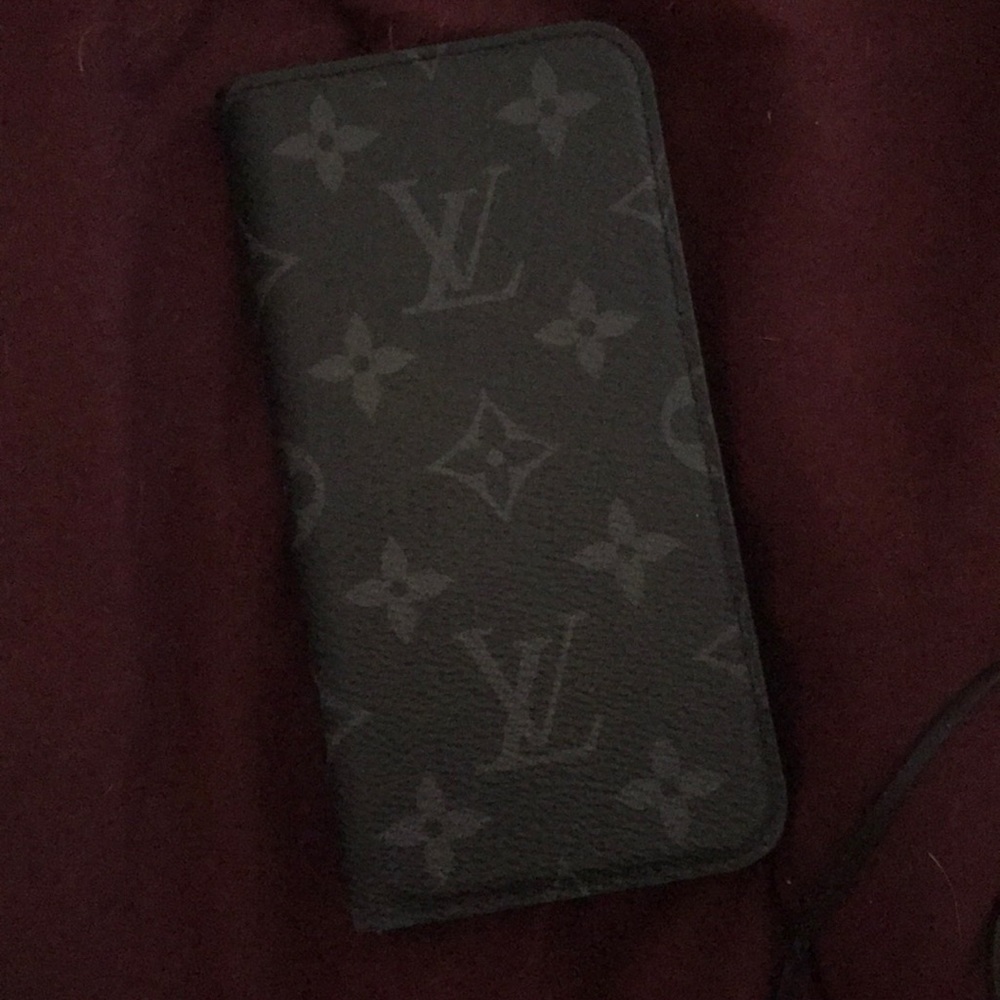 Louis Vuitton black iPhone 10 case